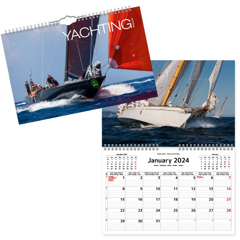 Väggkalender Yachting 2024